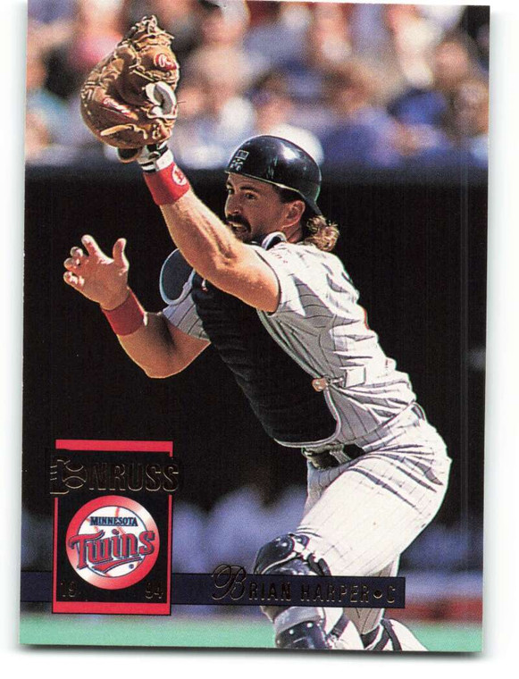 1994 Donruss #196 Brian Harper VG Minnesota Twins 