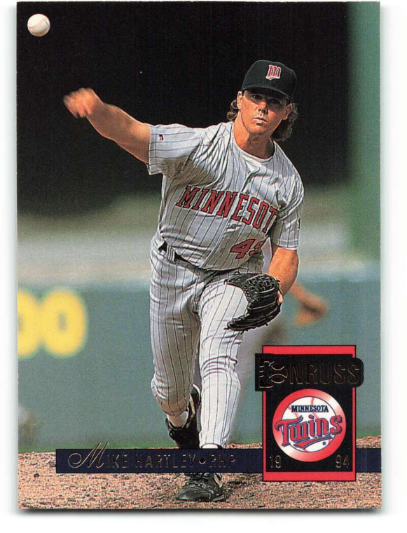 1994 Donruss #225 Mike Hartley VG Minnesota Twins 