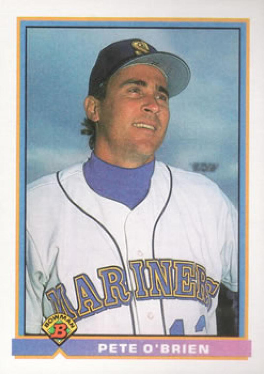 1991 Bowman #259 Pete O'Brien VG Seattle Mariners 