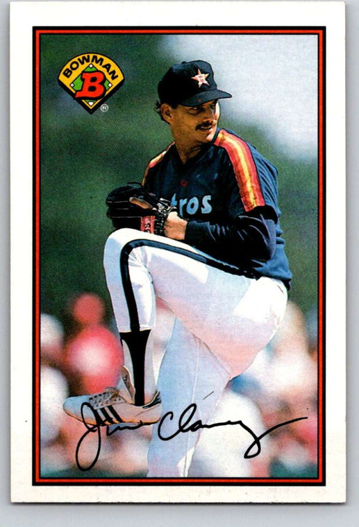 1989 Bowman #324 Jim Clancy VG Houston Astros 