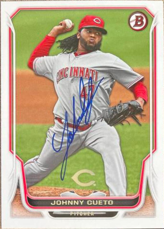 Johnny Cueto Autographed 2014 Bowman #22