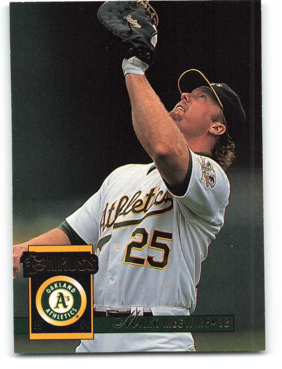 1994 Donruss #335 Mark McGwire VG Oakland Athletics 