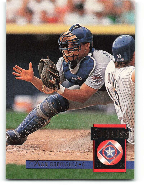 1994 Donruss #376 Ivan Rodriguez VG Texas Rangers 