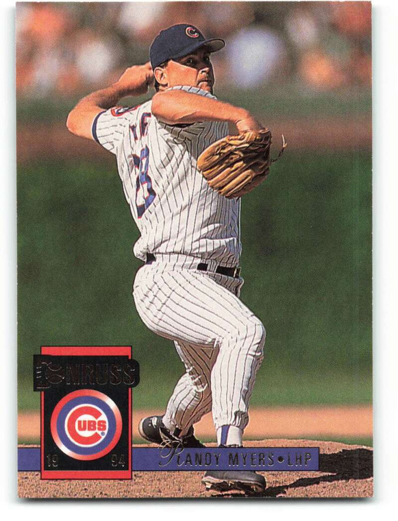 1994 Donruss #399 Randy Myers VG Chicago Cubs 