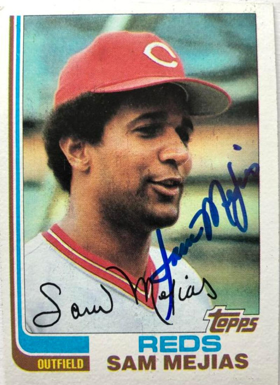 Sam Mejias Autographed 1982 Topps #228