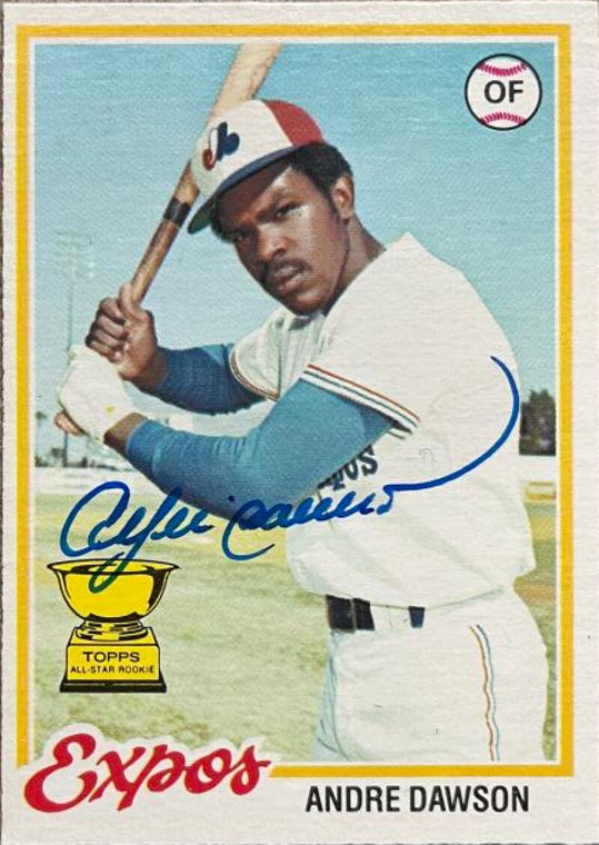 Andre Dawson Autographed 1978 O-Pee-Chee #180