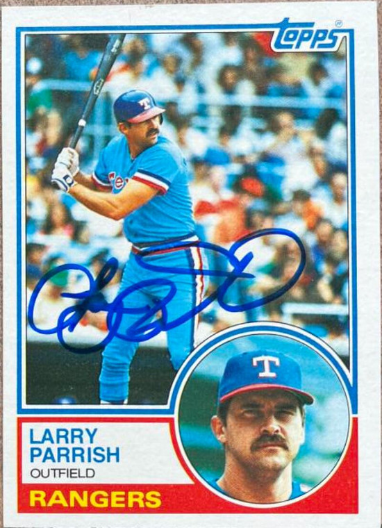 Larry Parrish Autographed 1983 Topps #776