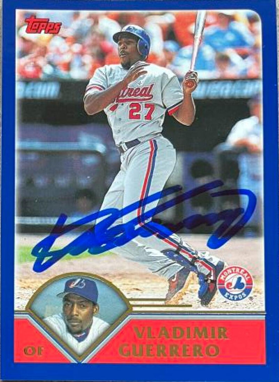 Vladimir Guerrero Autographed 2003 Topps #170