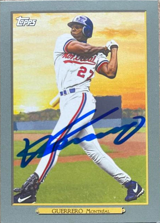 Vladimir Guerrero Autographed 2020 Topps Turkey Red #TR-54