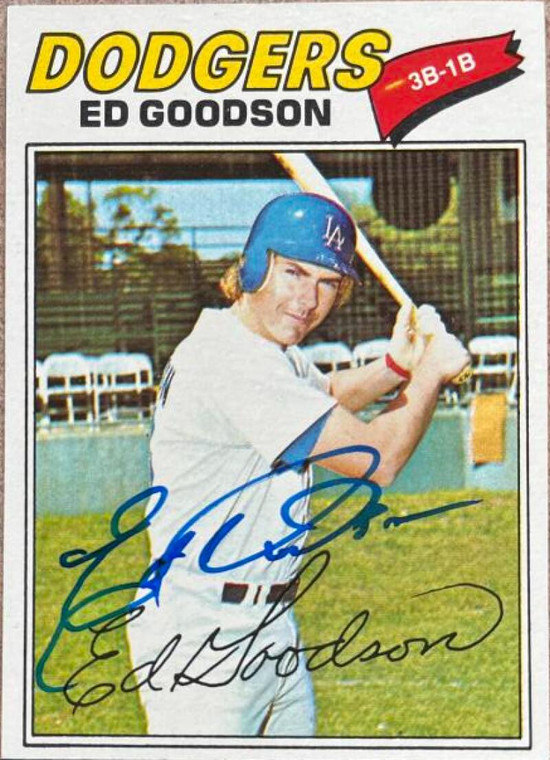 Ed Goodson Autographed 1977 Topps #584