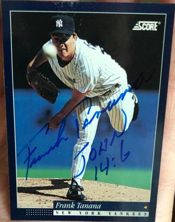 Frank Tanana Autographed 1994 Score #538