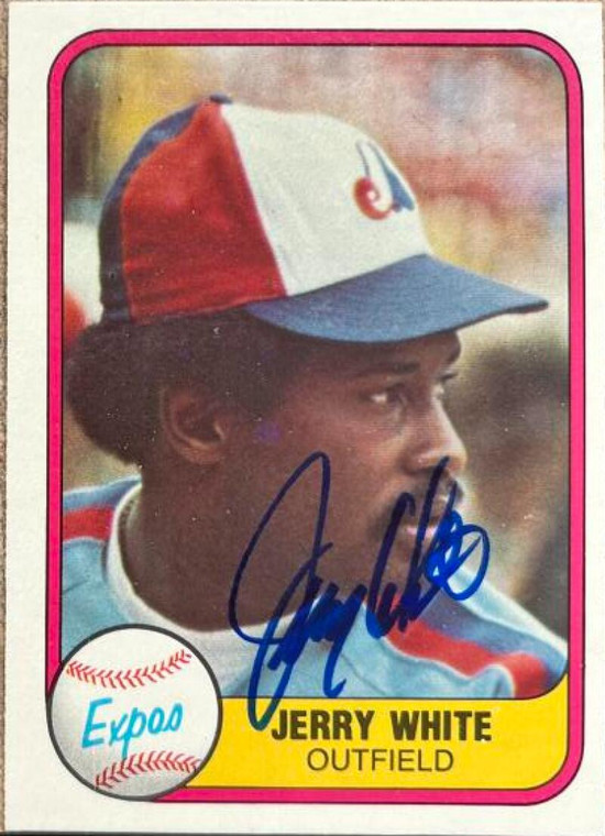 Jerry White Autographed 1981 Fleer #161