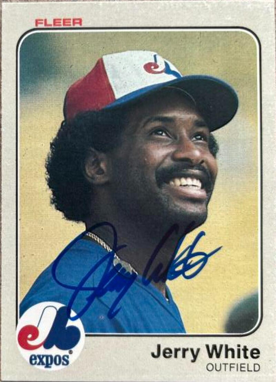 Jerry White Autographed 1983 Fleer #300