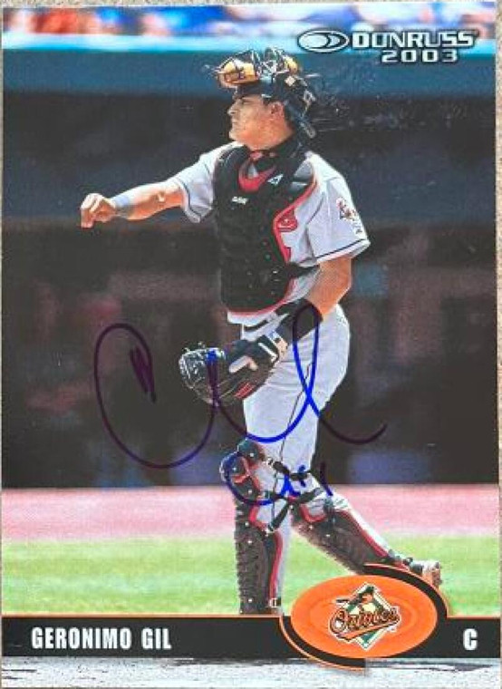 Geronimo Gil Autographed 2003 Donruss #93