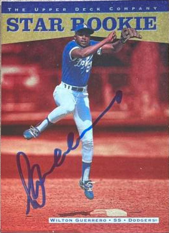 Wilton Guerrero Autographed 1996 Upper Deck #254