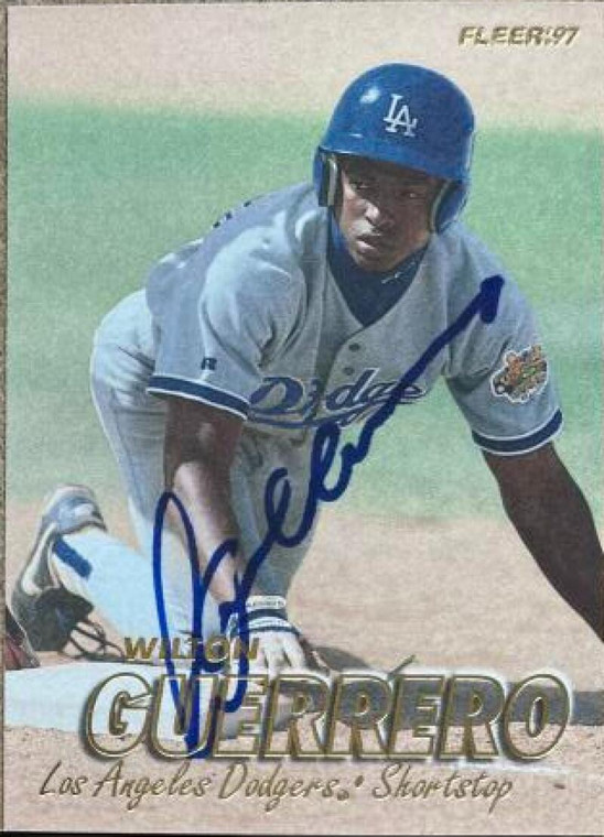 Wilton Guerrero Autographed 1997 Fleer #363