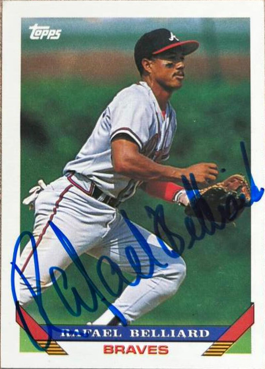 Rafael Belliard Autographed 1993 Topps #62