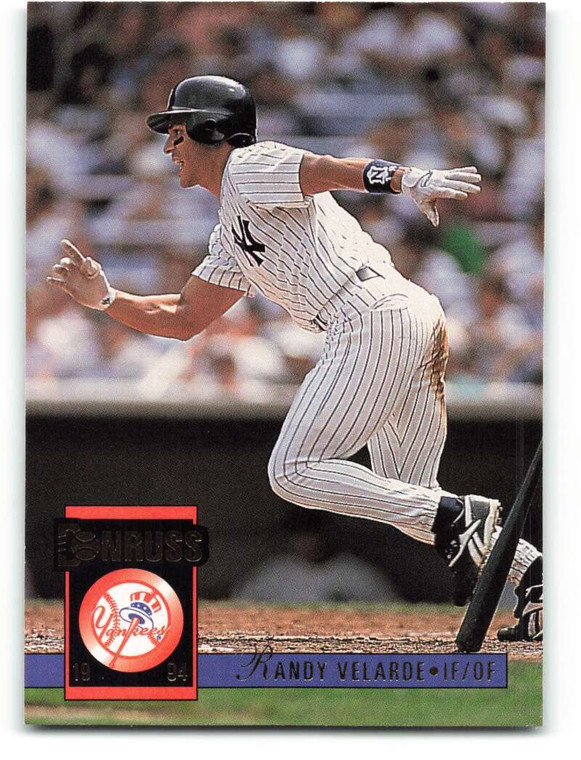 1994 Donruss #439 Randy Velarde VG New York Yankees 