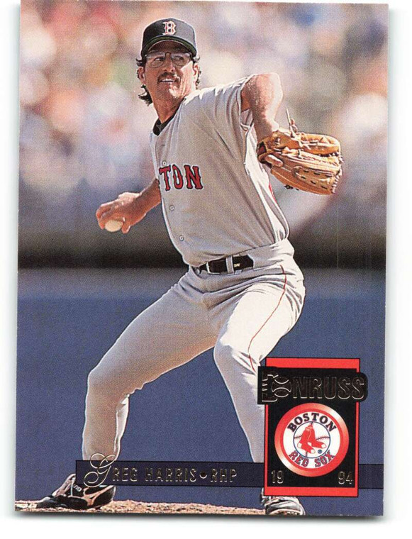 1994 Donruss #512 Greg Harris VG Boston Red Sox 