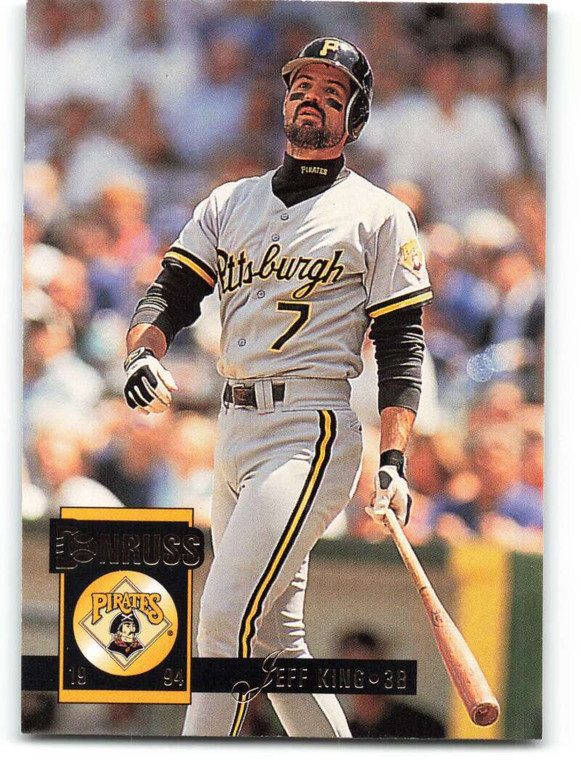 1994 Donruss #538 Jeff King VG Pittsburgh Pirates 