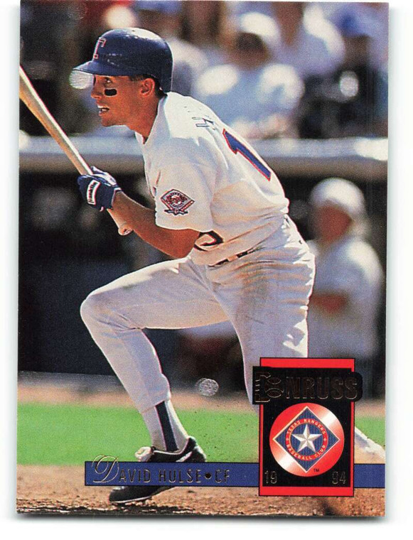 1994 Donruss #560 David Hulse VG Texas Rangers 