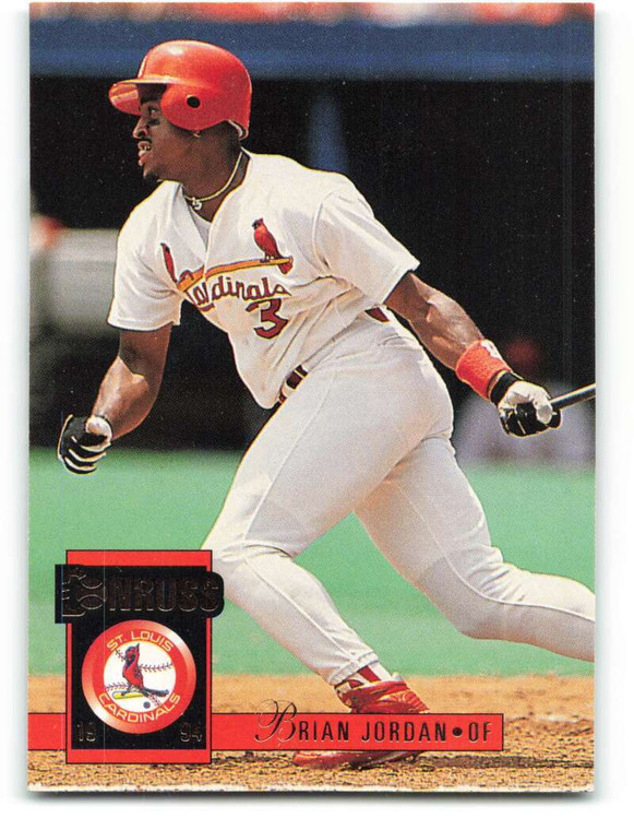 1994 Donruss #586 Brian Jordan VG St. Louis Cardinals 