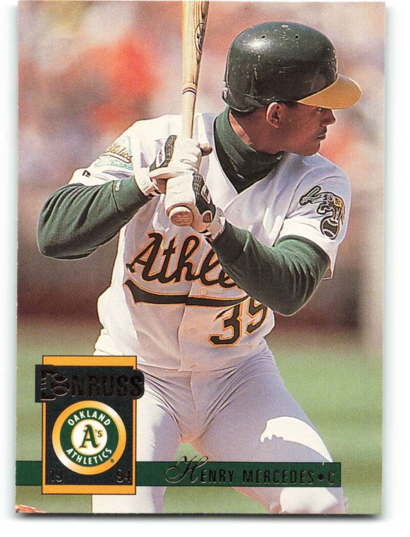 1994 Donruss #602 Henry Mercedes VG Oakland Athletics 