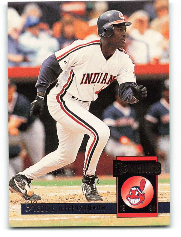 SOLD 47382 1994 Donruss #653 Reggie Jefferson VG Cleveland Indians 