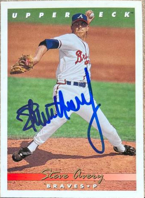 Steve Avery Autographed 1993 Upper Deck #246