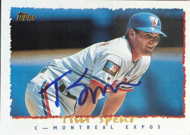 Tim Spehr Autographed 1995 Topps #134