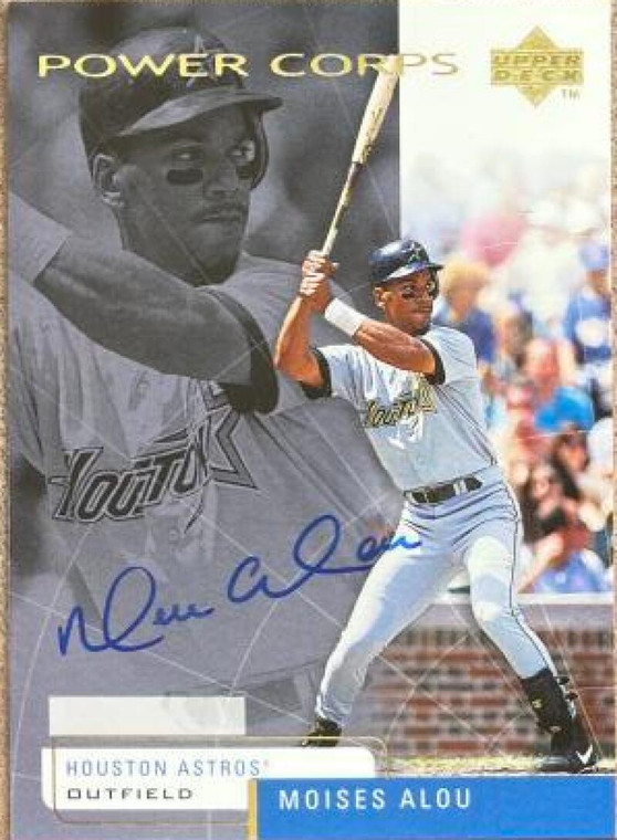 Moises Alou Autographed 1999 Upper Deck Challengers for 70 #20 PC