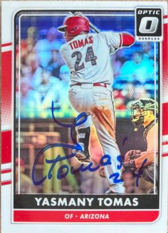 Yasmany Tomas Autographed 2016 Donruss - Optic #83