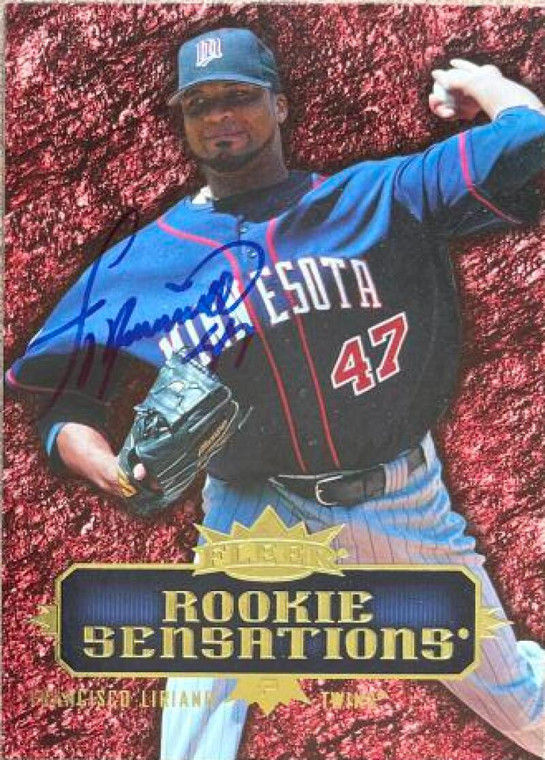 Francisco Liriano Autographed 2007 Fleer - Rookie Sensations #RS-FL 