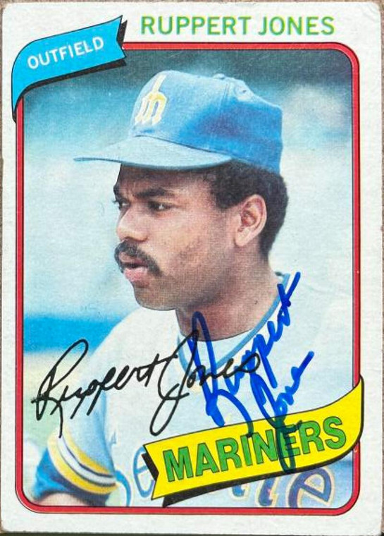 Ruppert Jones Autographed 1980 Topps #78