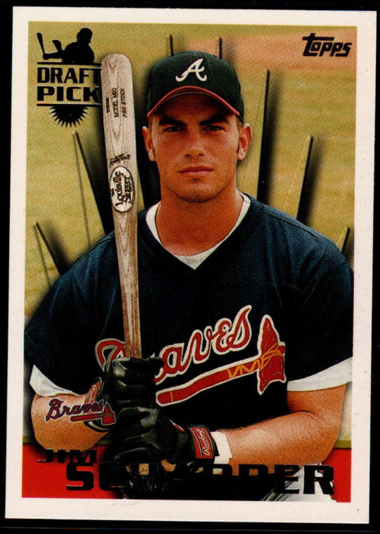 1996 Topps #21 Jim Scharrer VG Atlanta Braves 