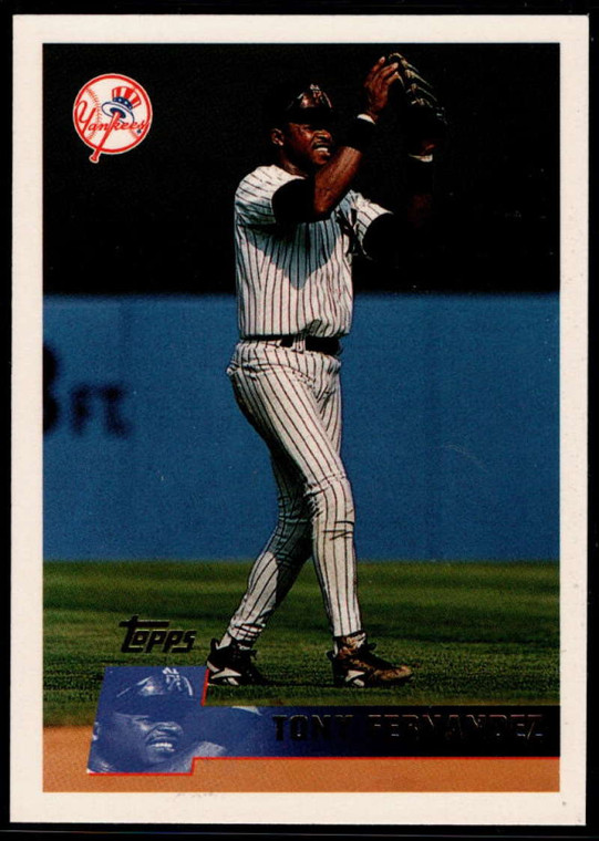 1996 Topps #27 Tony Fernandez VG New York Yankees 