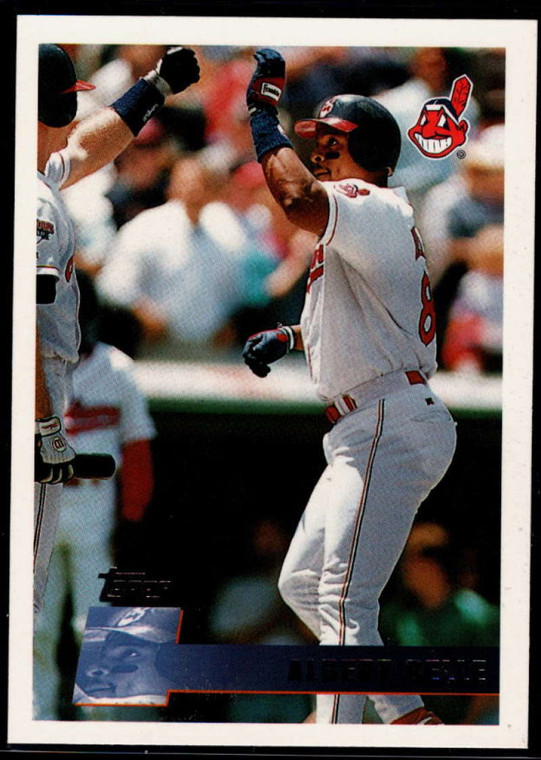 1996 Topps #45 Albert Belle VG Cleveland Indians 