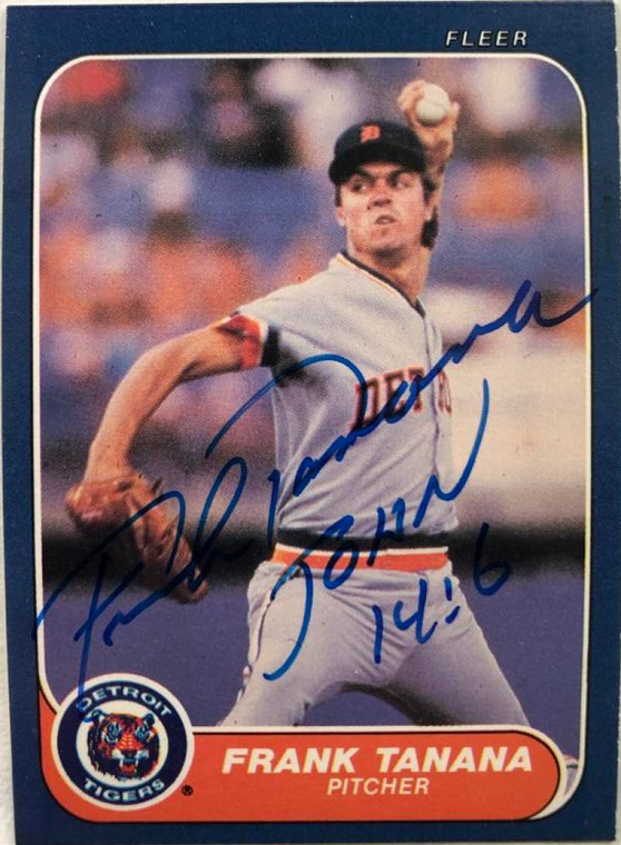 Frank Tanana Autographed 1986 Fleer #239