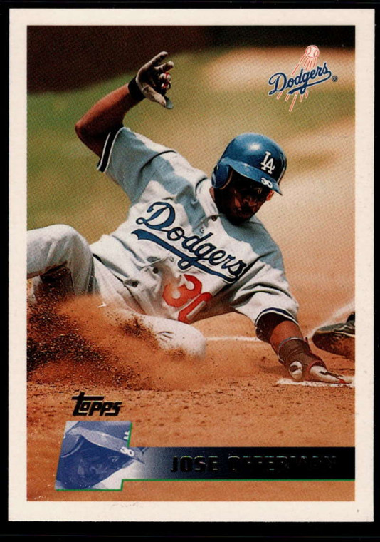 1996 Topps #89 Jose Offerman VG Los Angeles Dodgers 