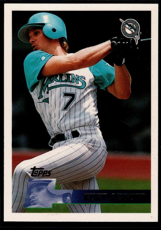 1996 Topps #118 Kurt Abbott VG Florida Marlins 