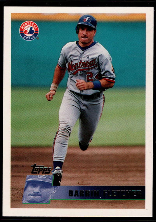 1996 Topps #127 Darrin Fletcher VG Montreal Expos 