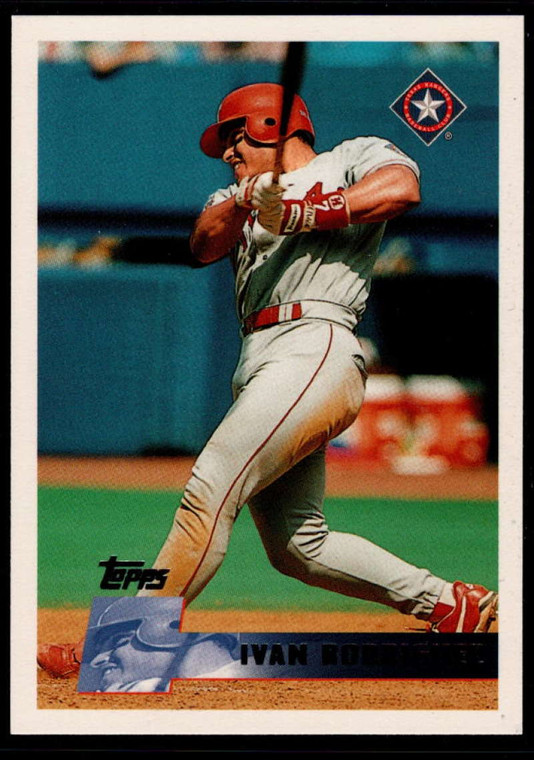 1996 Topps #140 Ivan Rodriguez VG Texas Rangers 