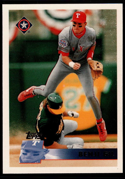 1996 Topps #152 Benji Gil VG Texas Rangers 