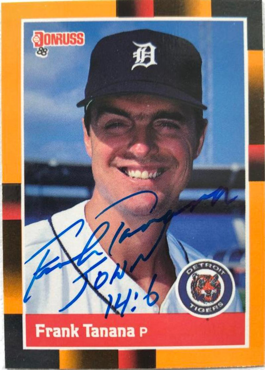 Frank Tanana Autographed 1988 Donruss Baseball's Best #259