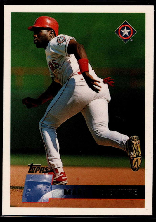 1996 Topps #166 Mark McLemore VG Texas Rangers 