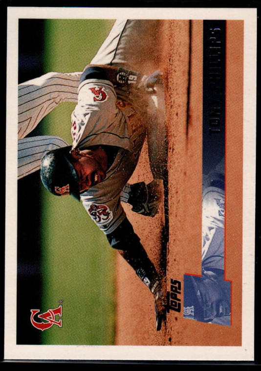 1996 Topps #199 Tony Phillips VG California Angels 