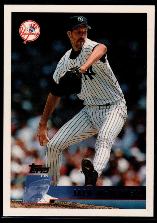1996 Topps #203 Jack McDowell VG New York Yankees 