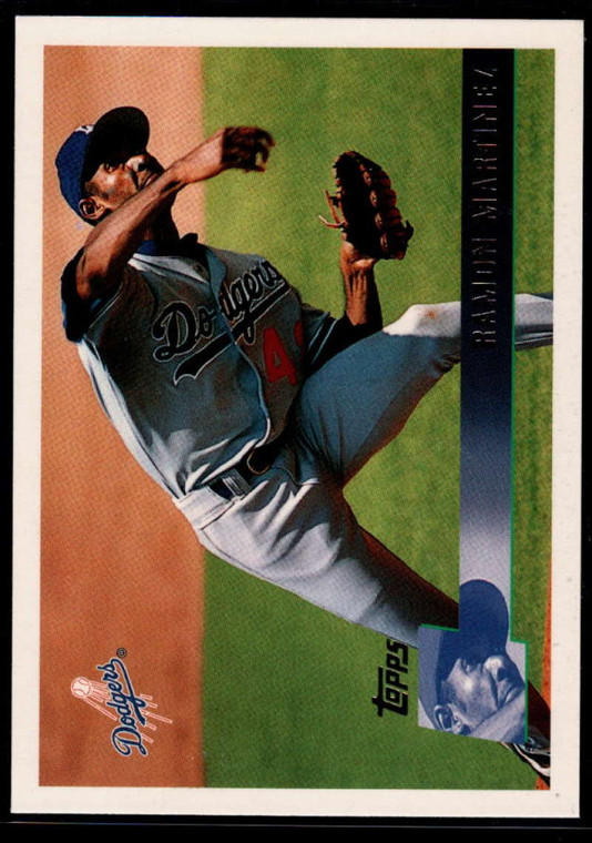 1996 Topps #206 Ramon Martinez VG Los Angeles Dodgers 