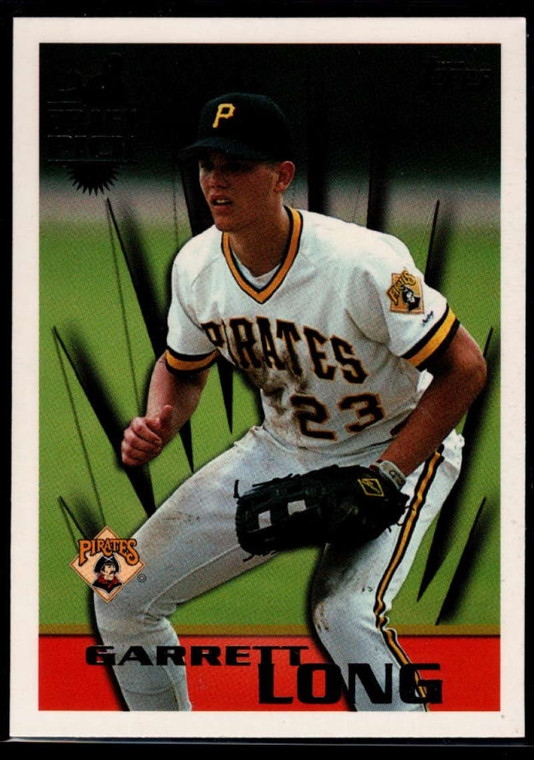 1996 Topps #241 Garrett Long VG RC Rookie Pittsburgh Pirates 