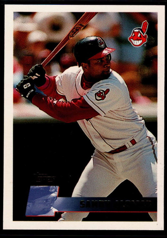 1996 Topps #294 Sandy Alomar Jr. VG Cleveland Indians 